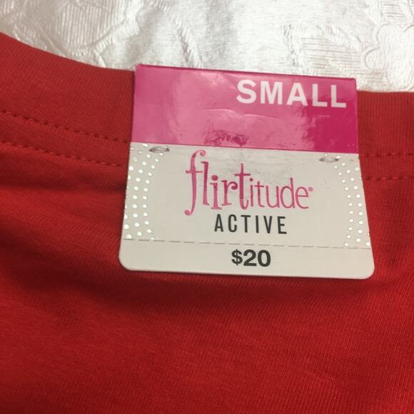 Flirtitude Active Capris High Risk Red Small - Picture 6 of 9